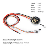 Circular 60A 14S FOC ESC Regulator for the professional drone, multirotor turned drone arm set Powertrain